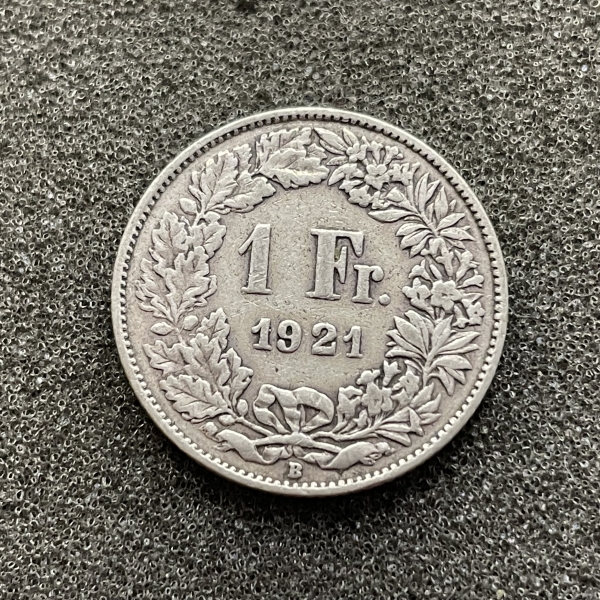 1 Franken Silber 1921